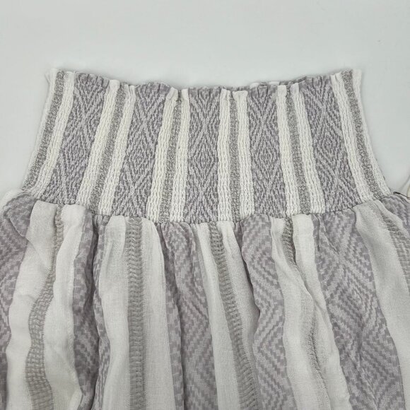 Splendid White/Purple Striped Midi Skirt | New With Tags - Picture 10 of 10